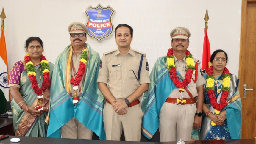 Kamareddy SI Retirement | ఇద్దరు ఎస్సైల పదవీ విరమణ 1 Kamareddy SI Retirement