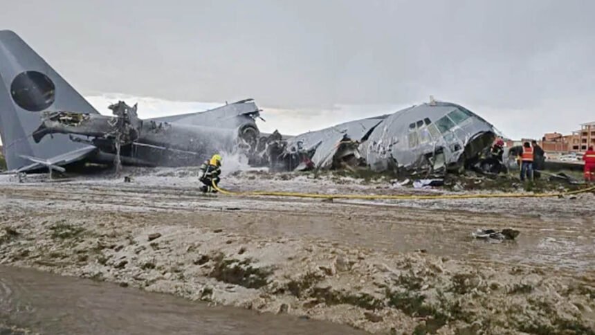 Bolivia Air Force Crash | రోడ్డుపై కుప్పకూలిన విమానం.. 15 మంది దుర్మరణం.. బొలీవియాలో ఘటన