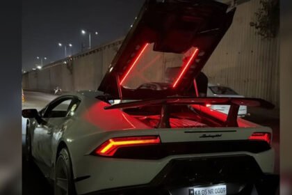 Bengaluru Lamborghini Stunt