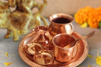 Vishnu Copper Naivedyam