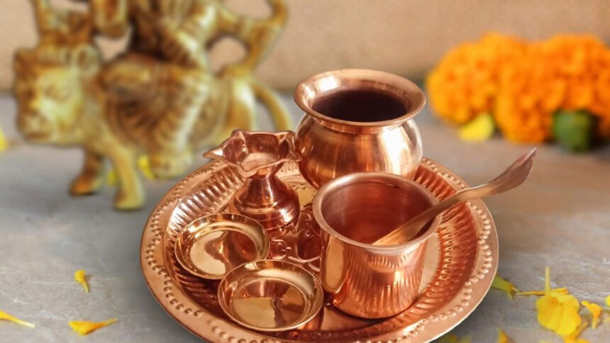 Vishnu Copper Naivedyam