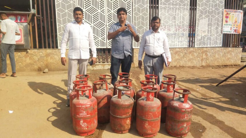 Domestic Cylinders Seized