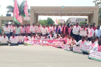 Farmers Protest Telangana