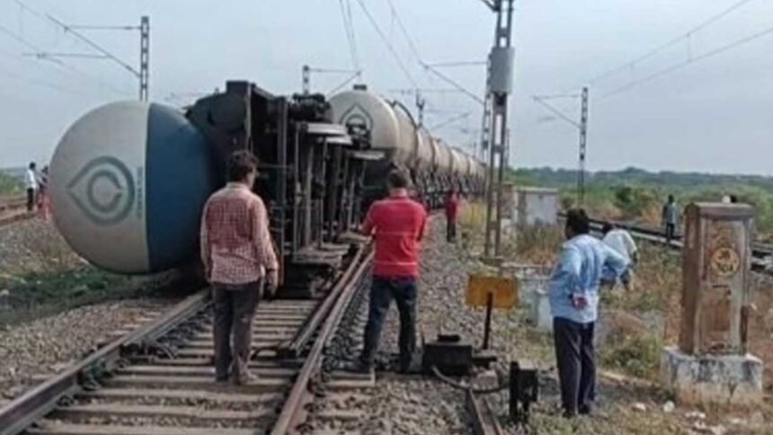 Goods Train Derailment
