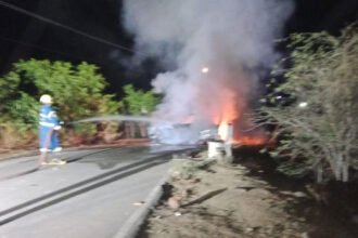 Kamareddy Car Fire