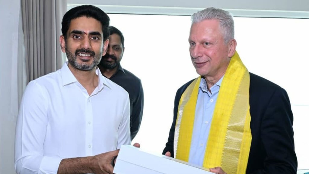 Lokesh Capgemini Meeting | క్యాప్ జెమినీ సీఈవోతో ఏపీ మంత్రి లోకేష్ భేటీ 2 Lokesh Capgemini Meeting