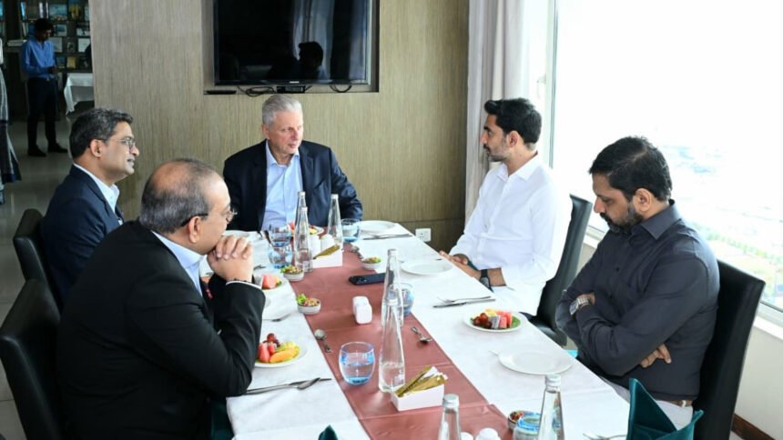 Lokesh Capgemini Meeting | క్యాప్ జెమినీ సీఈవోతో ఏపీ మంత్రి లోకేష్ భేటీ 1 Lokesh Capgemini Meeting