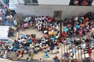 Municipal Workers Protest