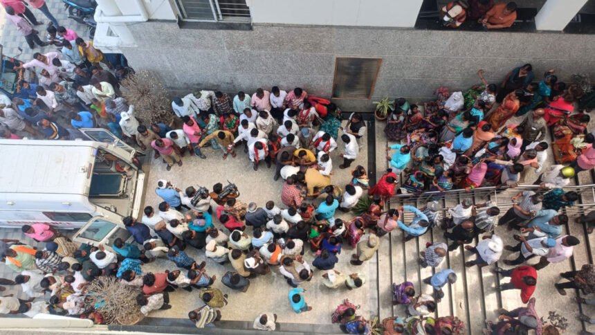 Municipal Workers Protest