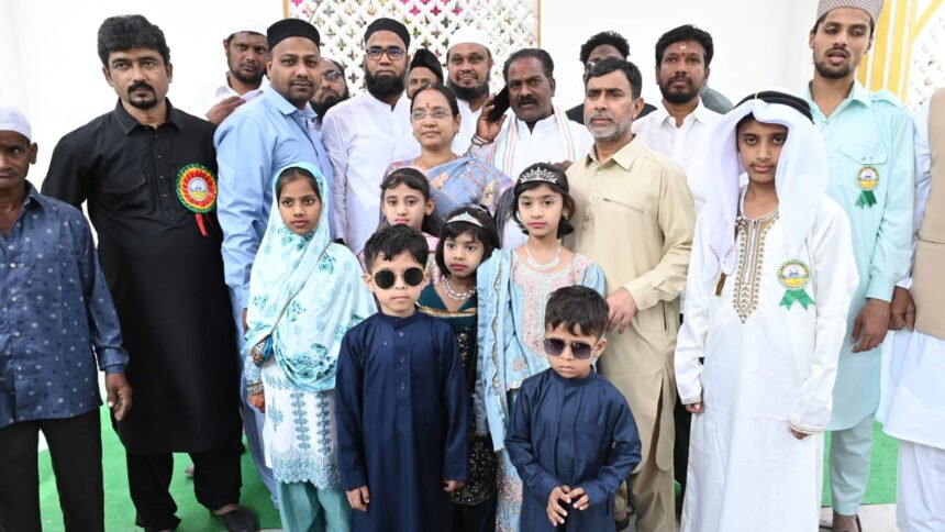 Ramzan Celebrations Nizamabad | ఘనంగా రంజాన్ వేడుకలు.. మైనారిటీల ప్రార్థనలు.. 1 Ramzan Celebrations Nizamabad