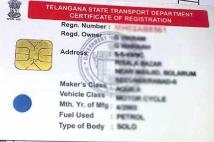 Telangana RC DL Delivery