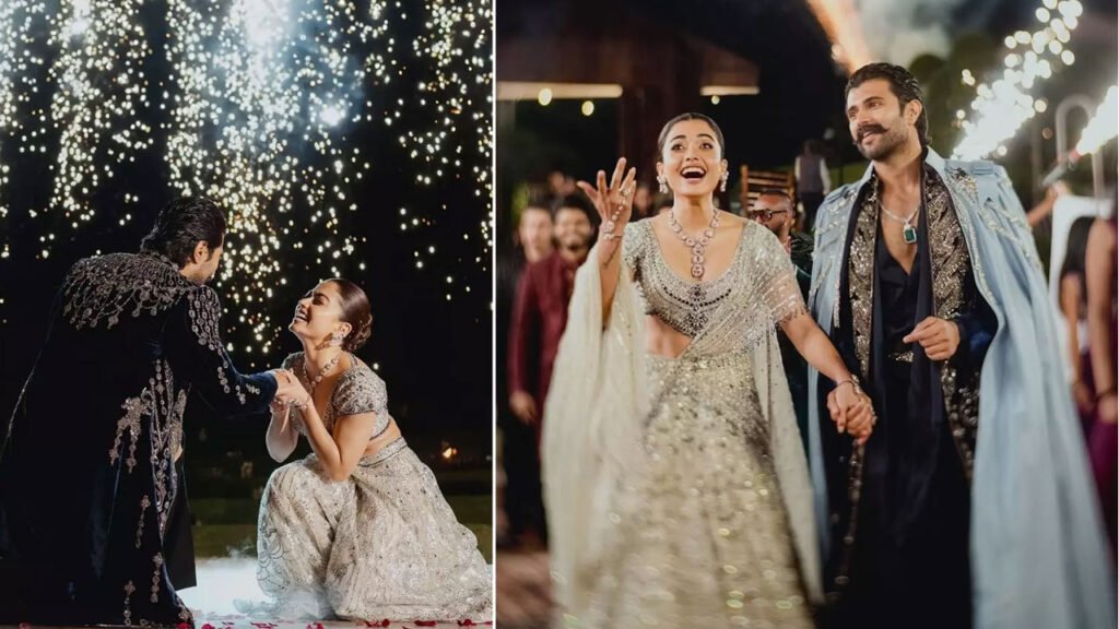 Vijay Rashmika Sangeeth Pics