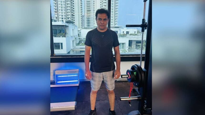 KTR Fitness Training | పొట్టను దాచిపెట్టడం విసుగొచ్చింది.. త్వరలోనే 50 లోకి అడుగు : కేటీఆర్​