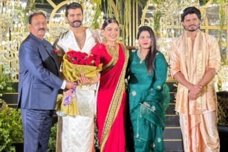 Vijay Rashmika Reception | ఘనంగా విరోష్​ రిసిప్షన్​ వేడుక.. హాజరైన ప్రముఖులు..