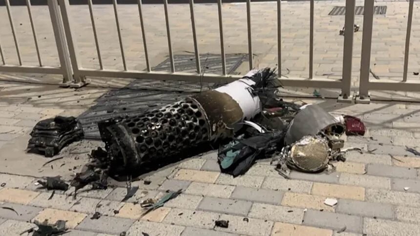 Iran Qatar Missile Attack | ఖతార్పై ఇరాన్ 66 క్షిపణులు, 114 ష్రాప్నెల్స్ ప్రయోగం! 1 Iran Qatar Missile Attack | ఖతార్పై ఇరాన్ 66 క్షిపణులు, 114 ష్రాప్నెల్స్ ప్రయోగం