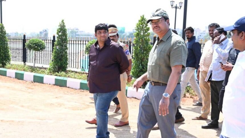 Kukatpally Nalla Cheruvu | కూకట్పల్లి నల్ల చెరువు ప్రారంభానికి ఏర్పాట్లు : హైడ్రా కమిషనర్ 1 Kukatpally Nalla Cheruvu