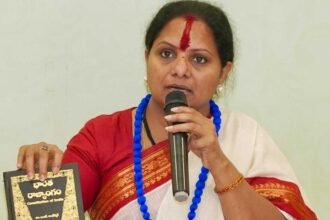 Kavitha Land Protest