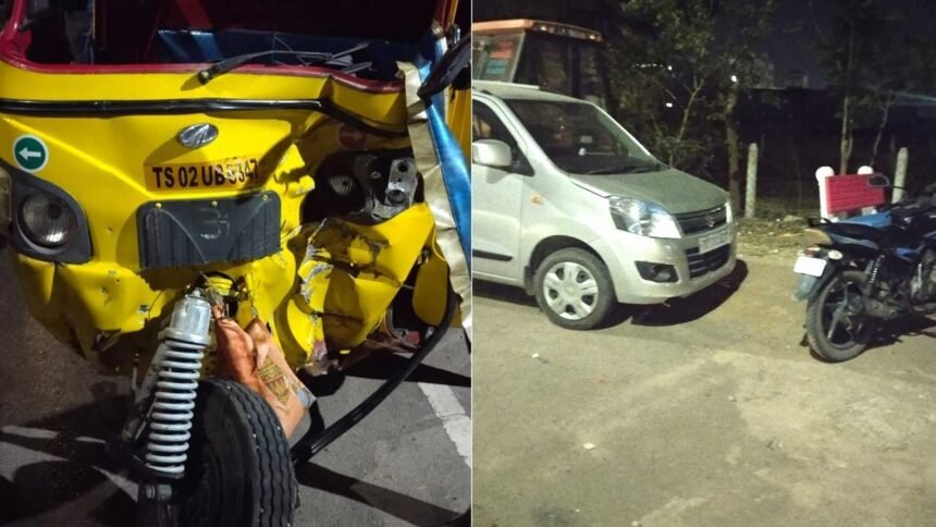 Auto Accident in Kamareddy