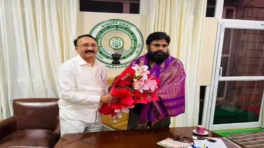 Thota Chandrasekhar Pawan Kalyan Meet