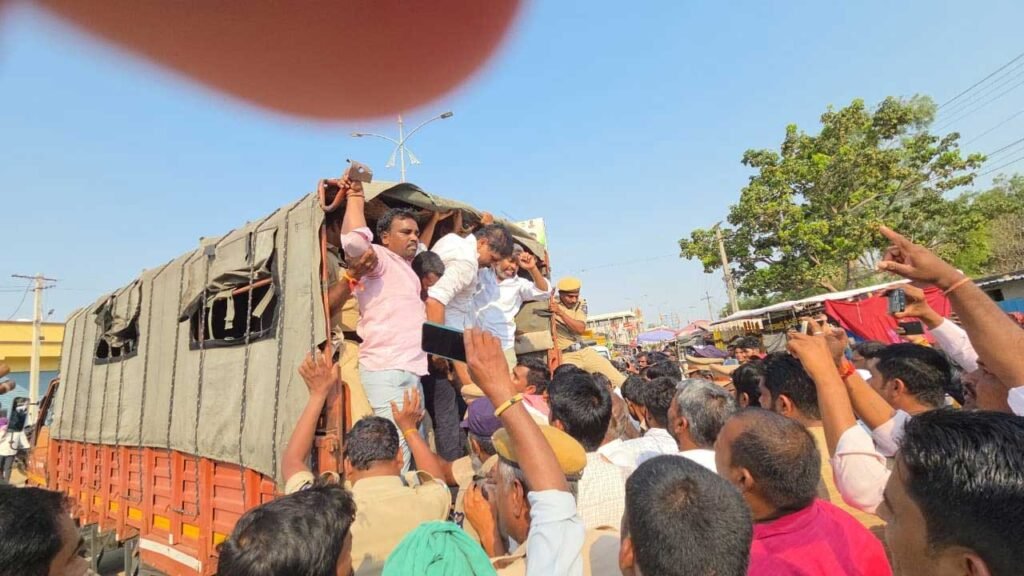 Yellareddy Student Death Protest