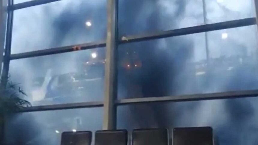 Mumbai Airport Fire