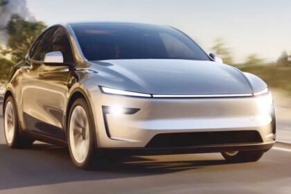 Tesla safety system | టెస్లా భద్రత రాజసం.. అడుగు దూరంలో ప్రమాదం నివారణ!